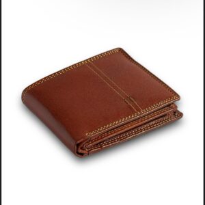 Cognac Leather Wallet – 100% Genuine Leather, Premium Quality, Perfect for Every Occasion.