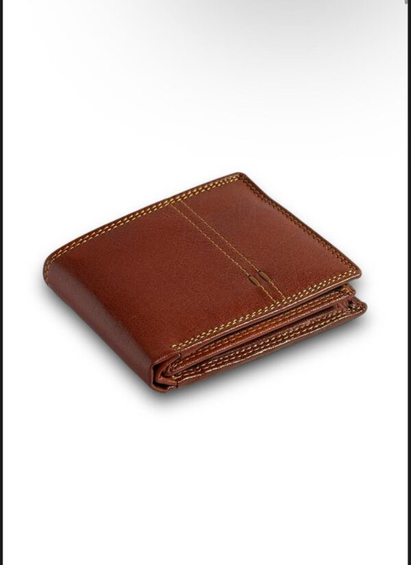 Cognac Leather Wallet – 100% Genuine Leather, Premium Quality, Perfect for Every Occasion.