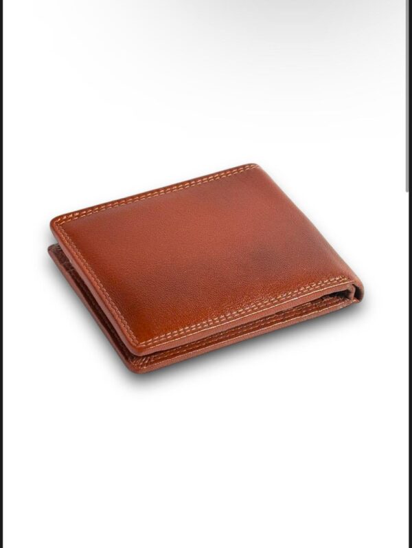 Cognac Leather Wallet – 100% Genuine Leather, Premium Quality, Perfect for Every Occasion. - Image 2