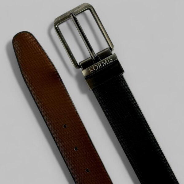 HONEYCOMB - ITALIAN LEATHER REVERSIBLE BELT MEN - Image 4