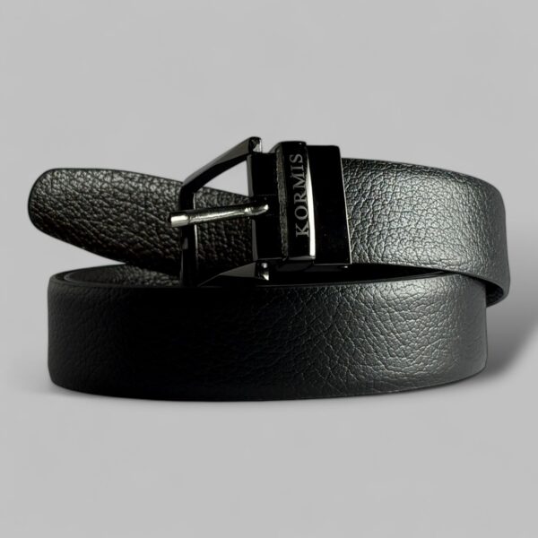 Leather  Italian Reversible Shrunken Belt for Men, Formal & Casual Belt,