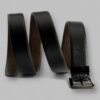 Leather  Italian Reversible Shrunken Belt for Men, Formal & Casual Belt, - Image 2