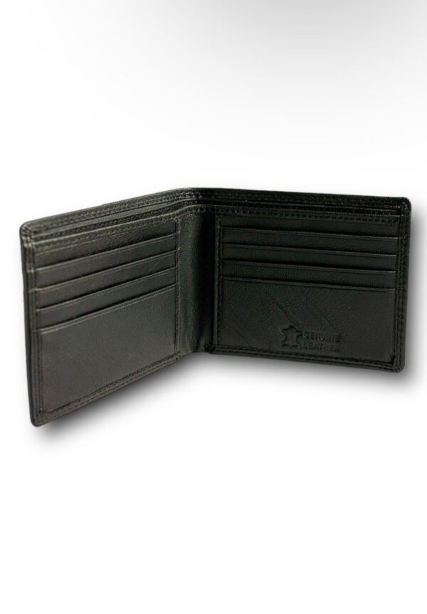 Black Leather Wallet – 100% Genuine Leather, Premium Quality, Perfect for Every Occasion. - Image 3