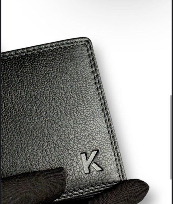 Black Leather Wallet – 100% Genuine Leather, Premium Quality, Perfect for Every Occasion. - Image 4