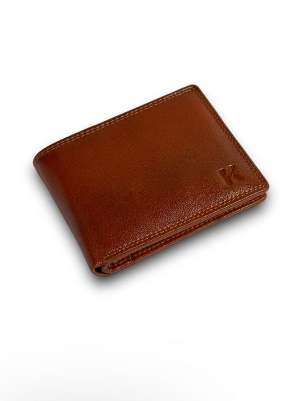 Cognac Leather Wallet – 100% Genuine Leather, Premium Quality, Perfect for Every Occasion.