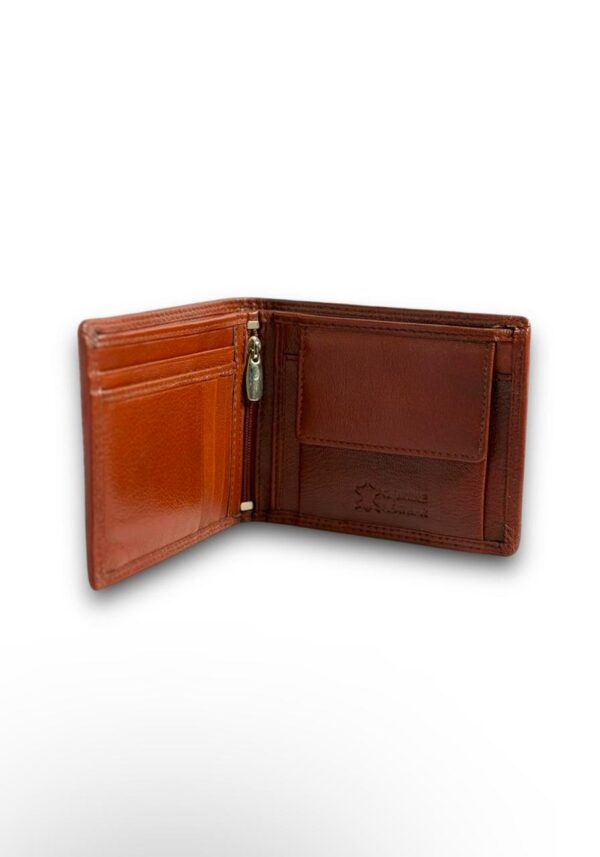 Cognac Leather Wallet – 100% Genuine Leather, Premium Quality, Perfect for Every Occasion. - Image 3